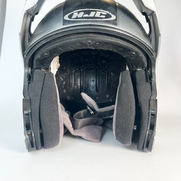 HJC IS-MAX BT Motorcycle Modular Helmet Silver Black Medium No Visor See DESC - Picture 8 of 13